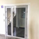 Алюминиевая дверь в подъезд GFTD848